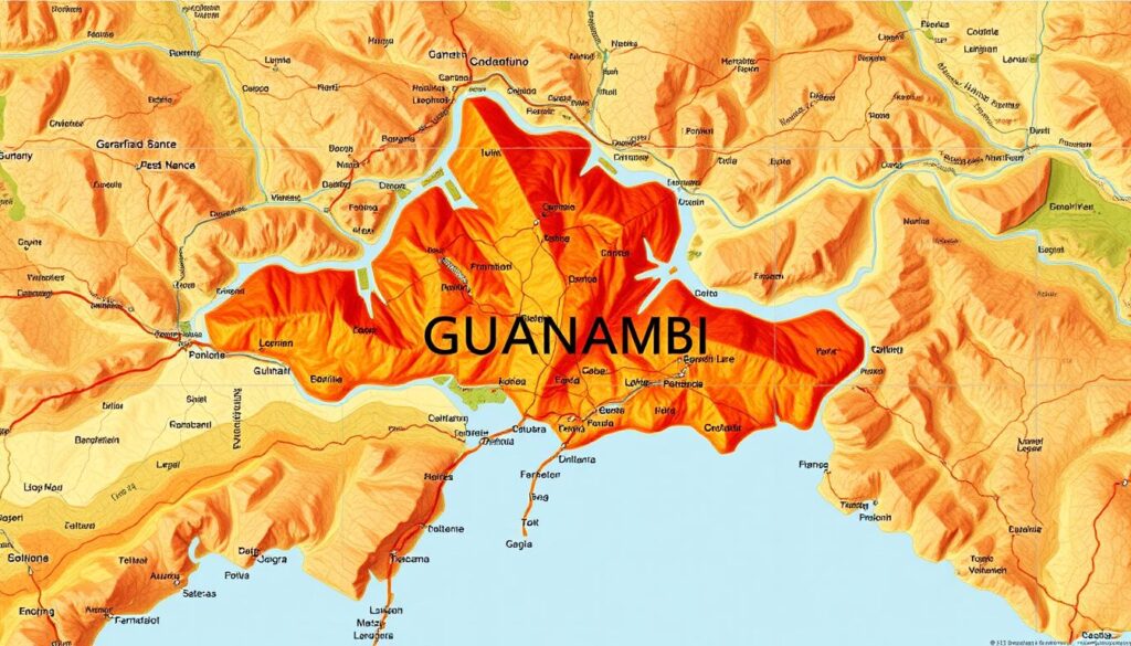 Quais são as cidades mais próximas de Guanambi, Bahia?