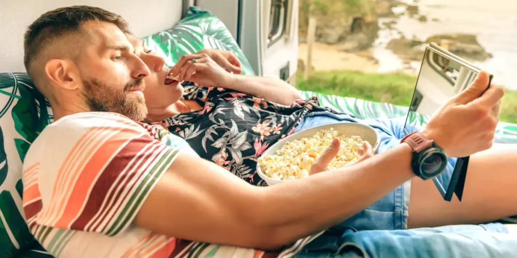 Assistir lançamentos grátis no tablet